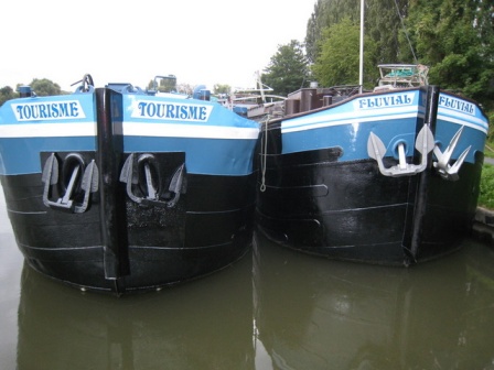 Pair of barges