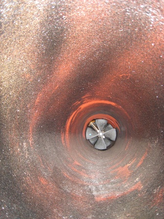 In the tunnel