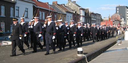 Parade of flame